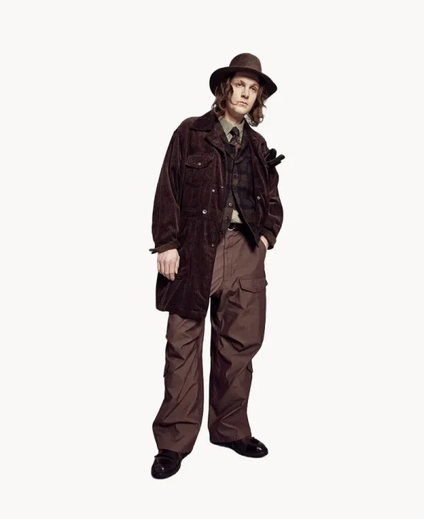 ENGINEERED GARMENTS AF Over Pant – Dark Brown Cotton Ripstop