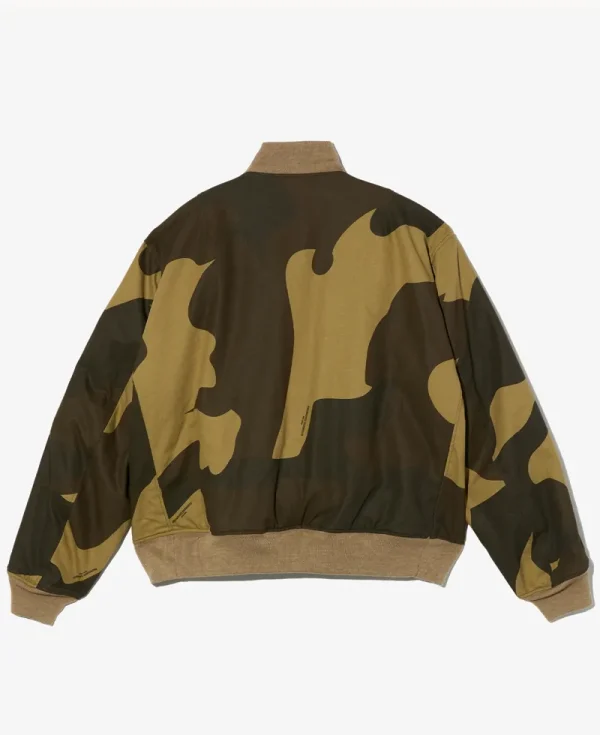 ENGINEERED GARMENTS Aviator Jacket – Brown Mammouth Duck Camo Canvas