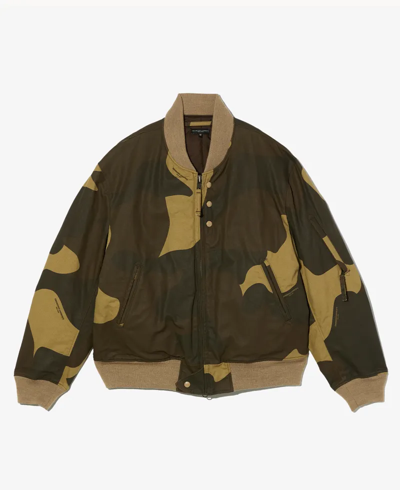 ENGINEERED GARMENTS Aviator Jacket – Brown Mammouth Duck Camo Canvas ENGINEERED GARMENTS Aviator Jacket – Brown Mammouth Duck Camo Canvas