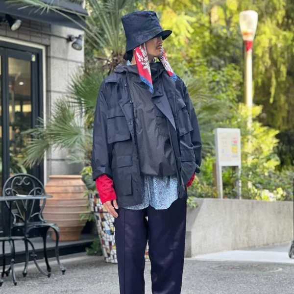 ENGINEERED GARMENTS BDU Jacket – Dark Navy Nylon Micro Ripstop