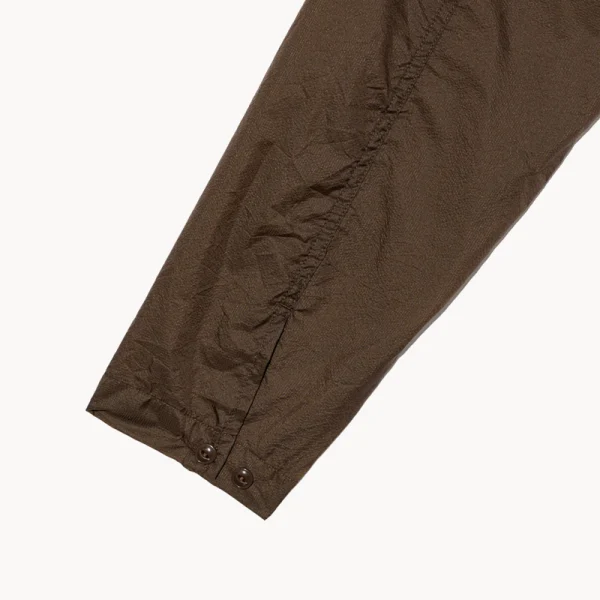 ENGINEERED GARMENTS Cagoule Shirt – Brown Micro Ripstop