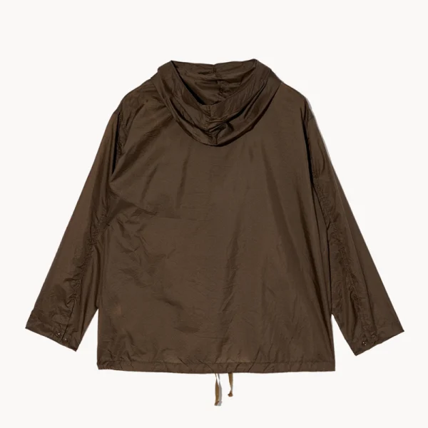 ENGINEERED GARMENTS Cagoule Shirt – Brown Micro Ripstop