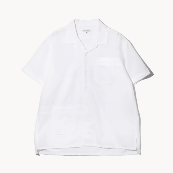 ENGINEERED GARMENTS Camp Shirt – White Mesh