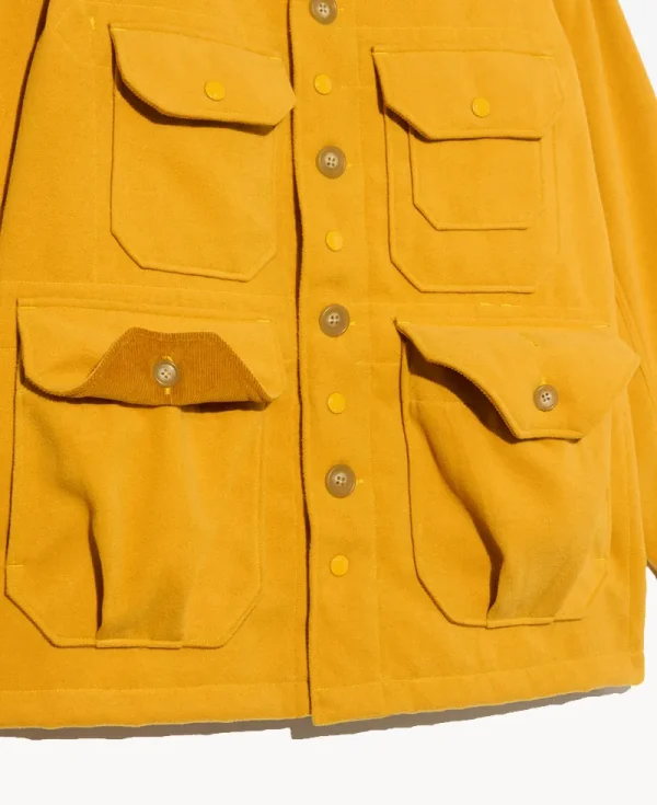 ENGINEERED GARMENTS Cruiser Jacket – Gold Fake Melton