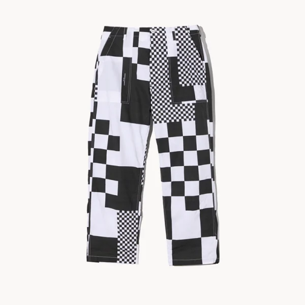 ENGINEERED GARMENTS Fatigue Pant – White Black Checker Ripstop