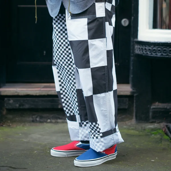ENGINEERED GARMENTS Fatigue Pant – White Black Checker Ripstop