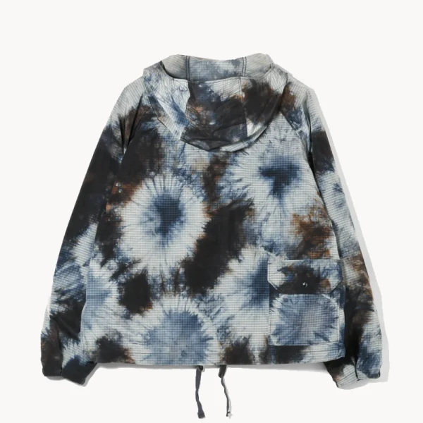 ENGINEERED GARMENTS Lt Parka – Navy Tie Dye Ripstop