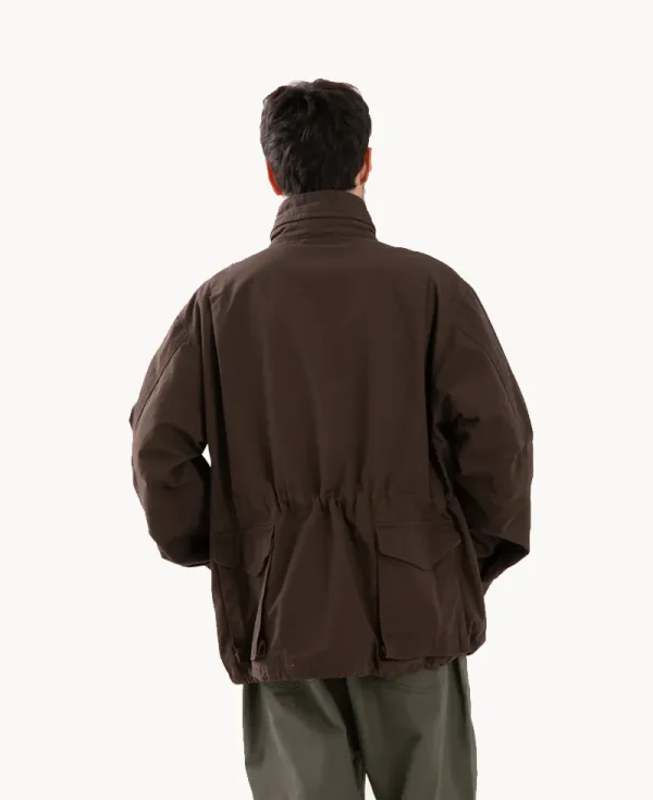 ENGINEERED GARMENTS M65 Field Jacket – Dark Brown Cotton Ripstop