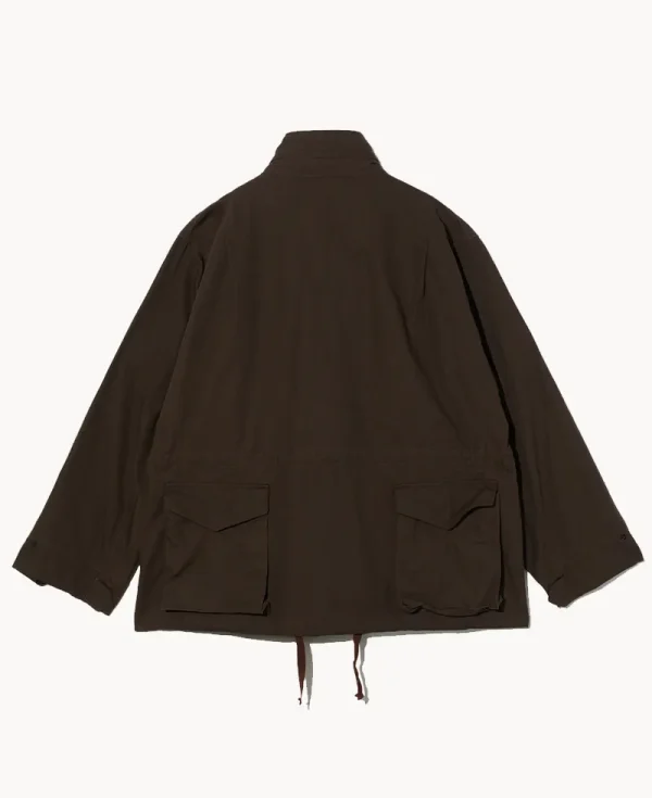 ENGINEERED GARMENTS M65 Field Jacket – Dark Brown Cotton Ripstop