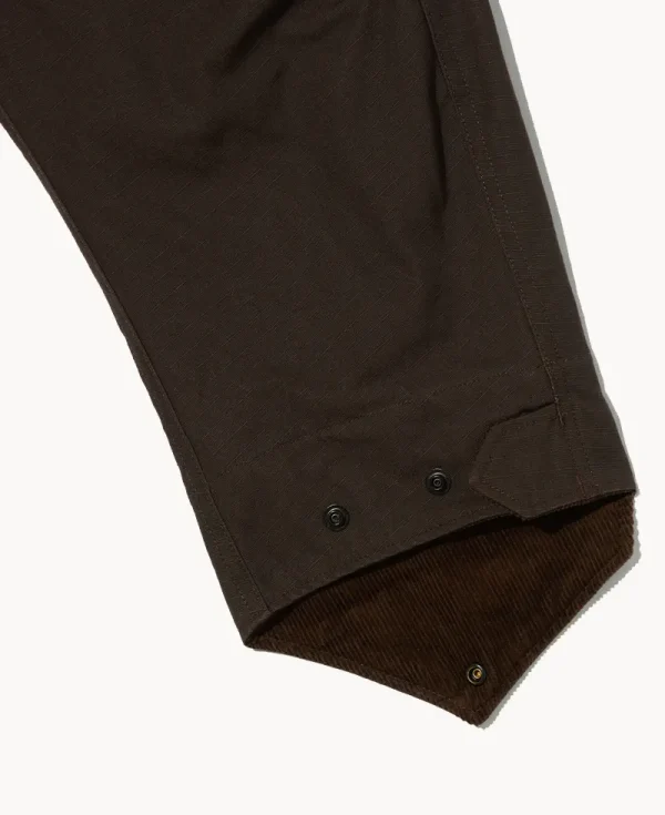 ENGINEERED GARMENTS M65 Field Jacket – Dark Brown Cotton Ripstop