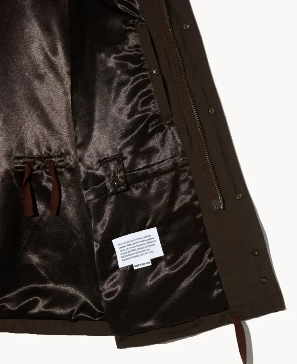 ENGINEERED GARMENTS M65 Field Jacket – Dark Brown Cotton Ripstop