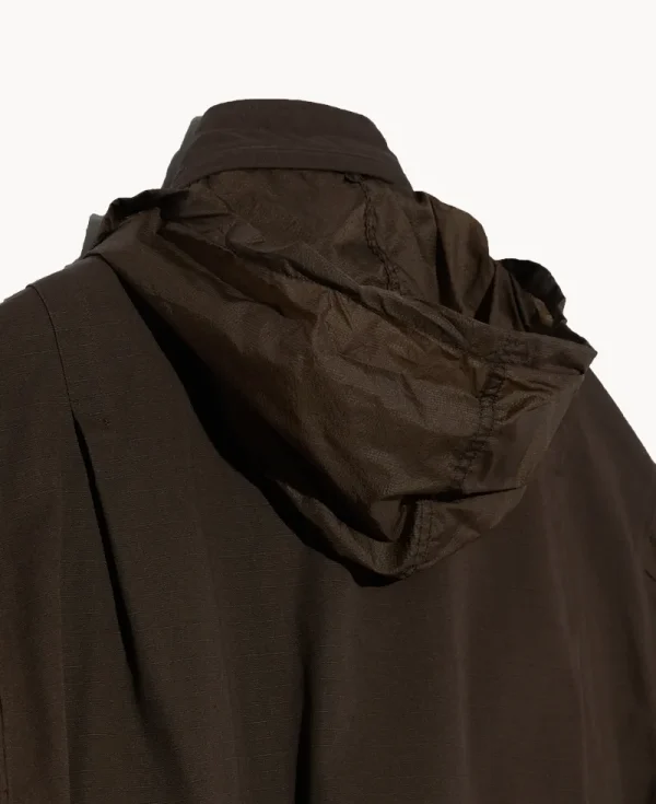 ENGINEERED GARMENTS M65 Field Jacket – Dark Brown Cotton Ripstop