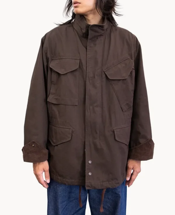 ENGINEERED GARMENTS M65 Field Jacket – Dark Brown Cotton Ripstop