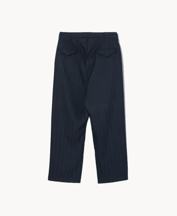 ENGINEERED GARMENTS Officer Pant – Navy Lurex Stripe