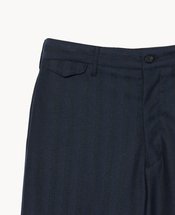ENGINEERED GARMENTS Officer Pant – Navy Lurex Stripe