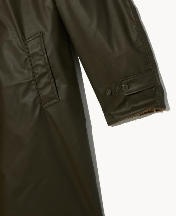 ENGINEERED GARMENTS Shawl Collar Reversible Coat – Brown Coated Brown Cruly Fur