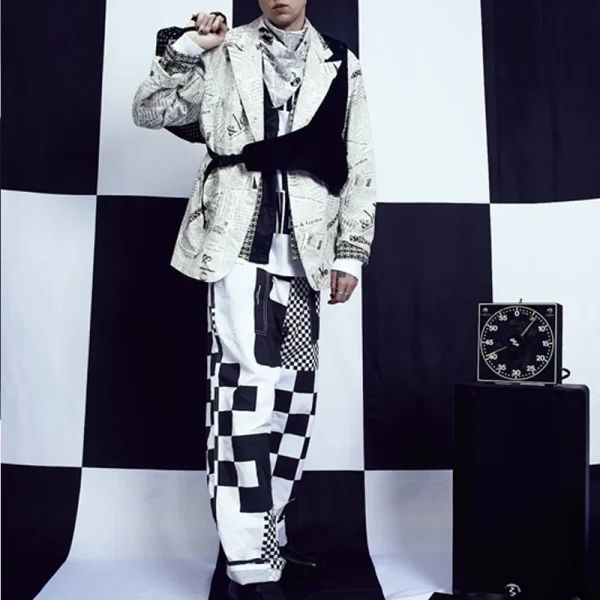 ENGINEERED GARMENTSShoulder Vest – Black Lt. Weight Poplin