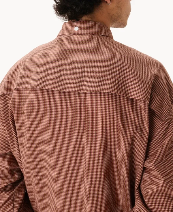 ESTUDIO NIKSEN Bowtton-up Pocket Shirt – Red Checkered