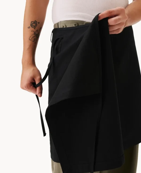 ESTUDIO NIKSEN Cotton Wrap Skirt – Black