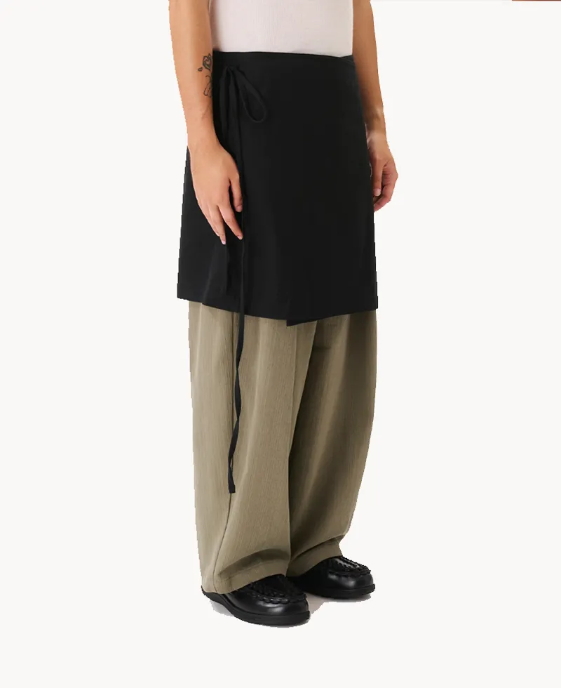 ESTUDIO NIKSEN Cotton Wrap Skirt – Black ESTUDIO NIKSEN Cotton Wrap Skirt – Black