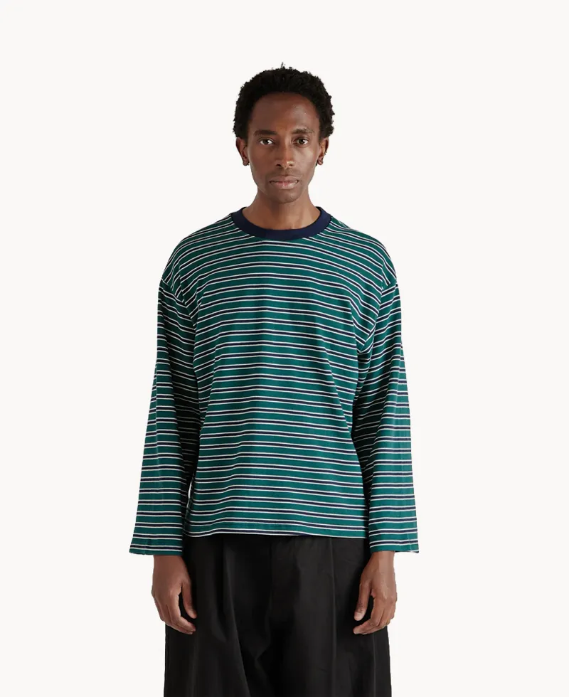 ESTUDIO NIKSEN Longsleeve Stripe Tee – Green ESTUDIO NIKSEN Longsleeve Stripe Tee – Green