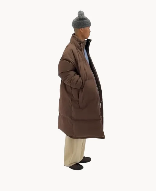 ESTUDIO NIKSEN Reversible Heavy Puffer – Brown Checkered