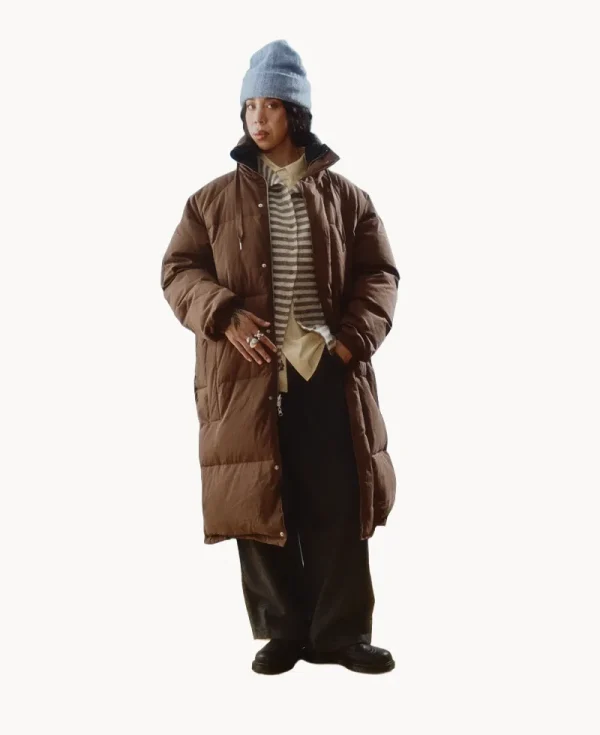 ESTUDIO NIKSEN Reversible Heavy Puffer – Brown Checkered