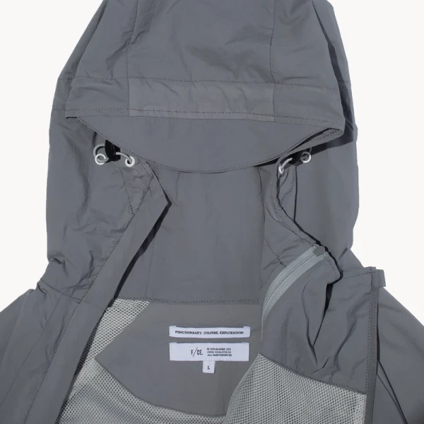 F Ce 20D Nylon Out Seam Smock Jacket – Gray