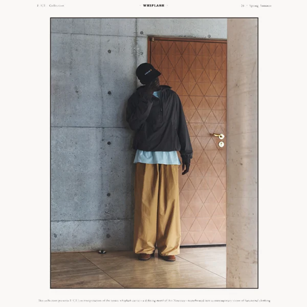 F Ce 20D Nylon Out Seam Smock Jacket – Gray