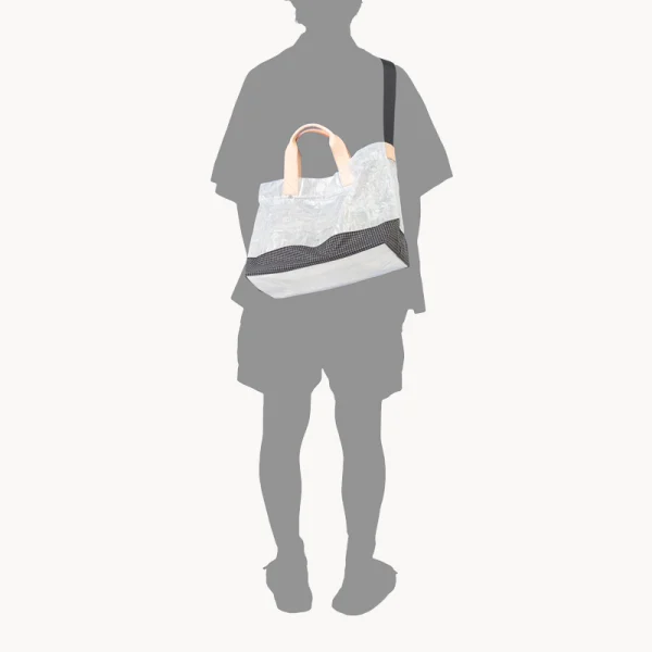 F Ce 2Way Shoulder Tote with Dyneema® – White