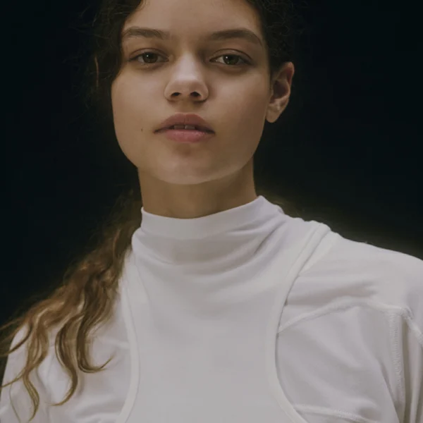 F Ce Long Sleeve Base Top – White