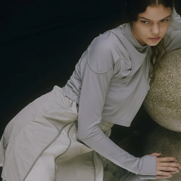 F Ce Long Sleeve Base Top – White