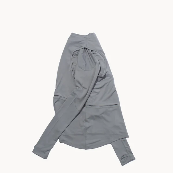 F Ce Long Sleeve Base Top – White