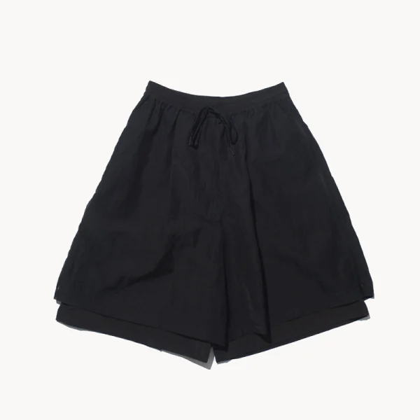 F/Ce. Mesh Layered Wide Short - Black