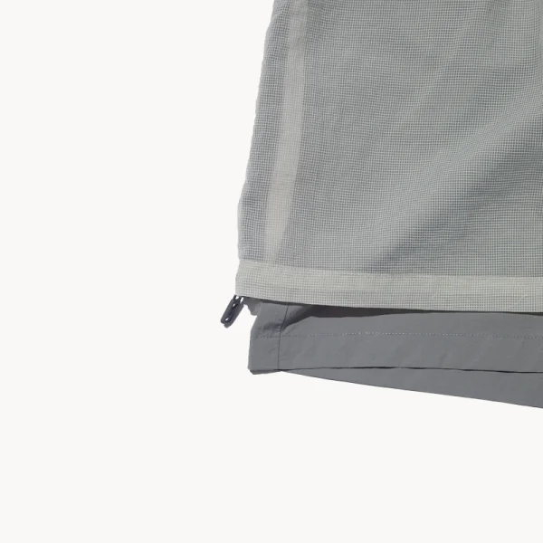 F/Ce. Mesh Layered Wide Short - Black