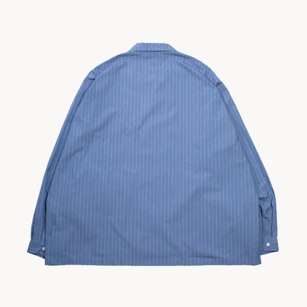 F Ce Recycle Open Collar Shirt – Blue Stripe