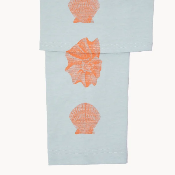 F Ce Shellfish by M.Enomoto Layered Tee – Blue