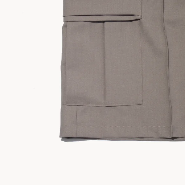 F Ce Twistpolyester Wide Shorts – Beige