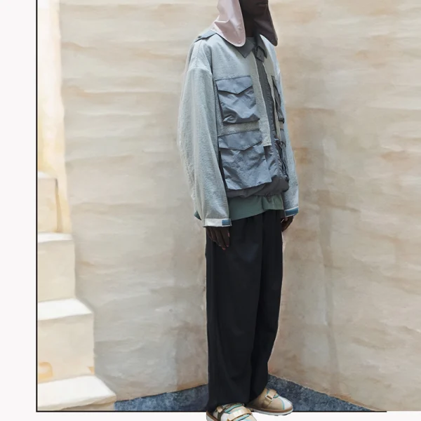 F/Ce. Mesh Layered Jacket - Gray