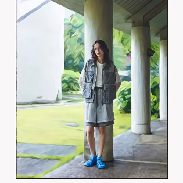 F/Ce. Mesh Layered Jacket - Gray