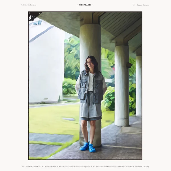 F/Ce. Mesh Layered Wide Short - Black