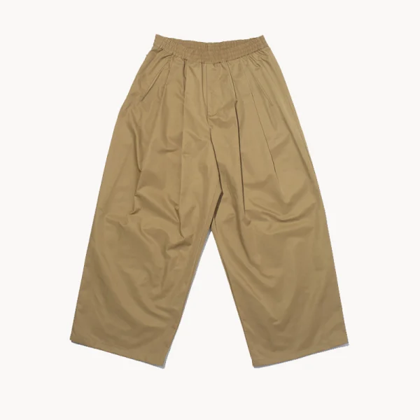 F/Ce. Tech Kersey Wide Drape Trouser - Beige