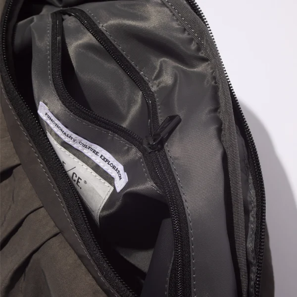FCe Textured Twill Body Bag – Charcoal