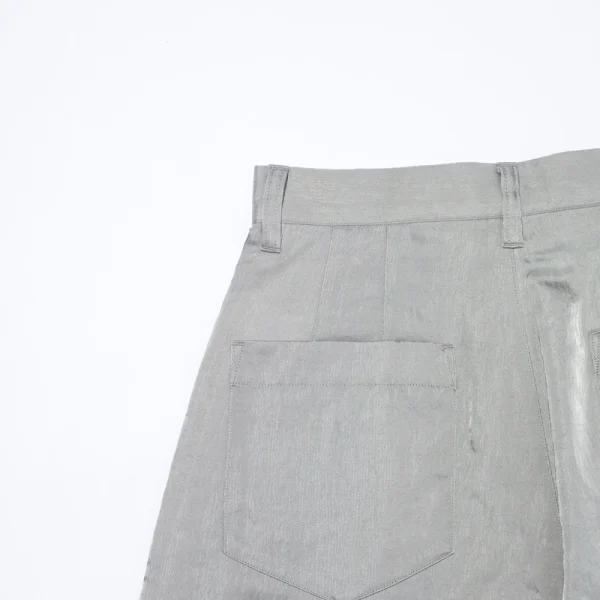Two Tuck Wide Pants - Gray