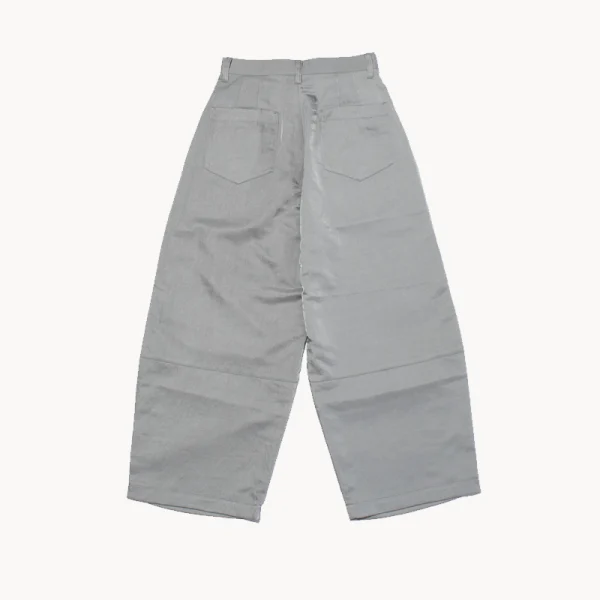 Two Tuck Wide Pants - Gray