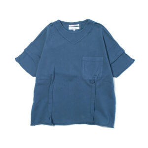 Re French Terry Rib Tee - Blue