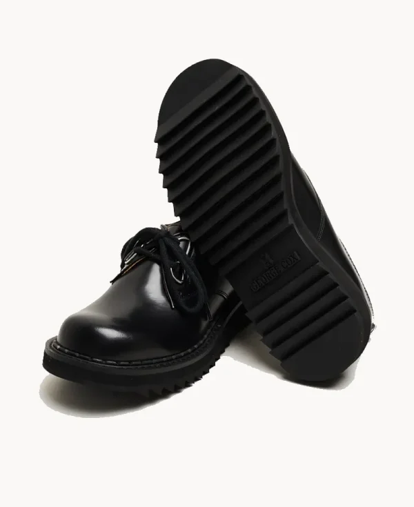 GEORGE COX YMC Bump-Toe Derby – Black