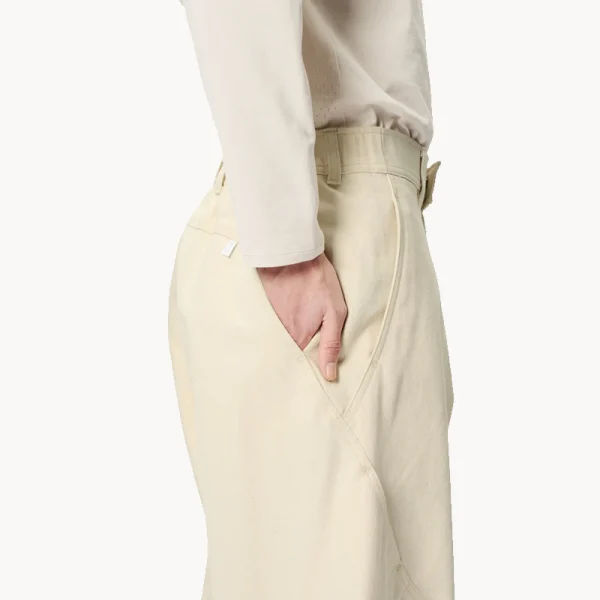 GOLDWIN 0 Helicoid Jeans – Bone White