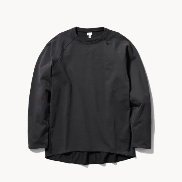 GOLDWIN 0 Paneled Mesh LS Top – Black Iron