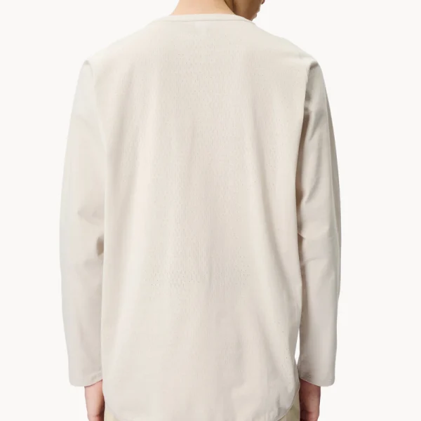 GOLDWIN 0 Paneled Mesh LS Top – Black Iron